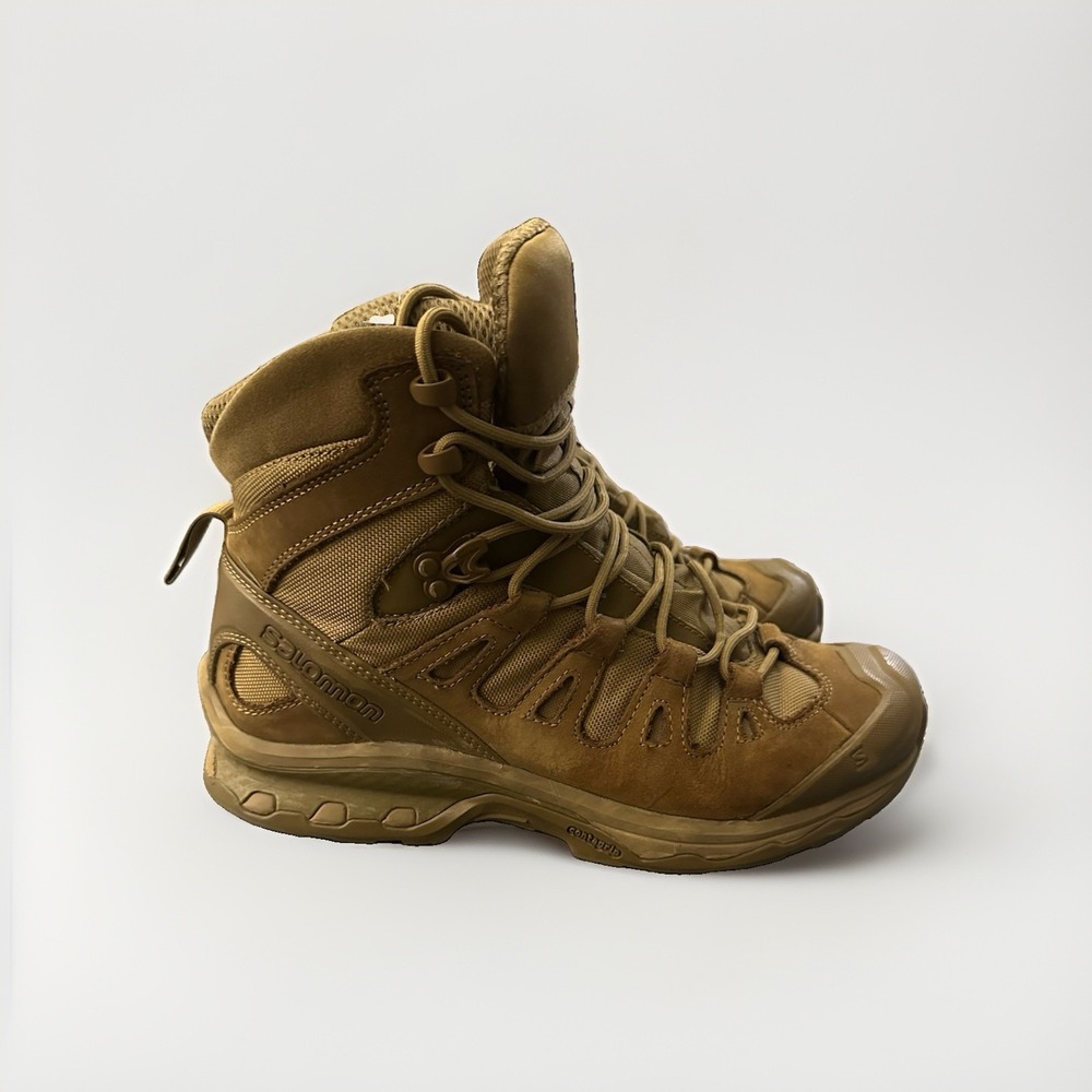 Salomon Quest 4D GTX Forces Tactical Boots Coyote Mens US 9.5 (MGJly68-AB14)